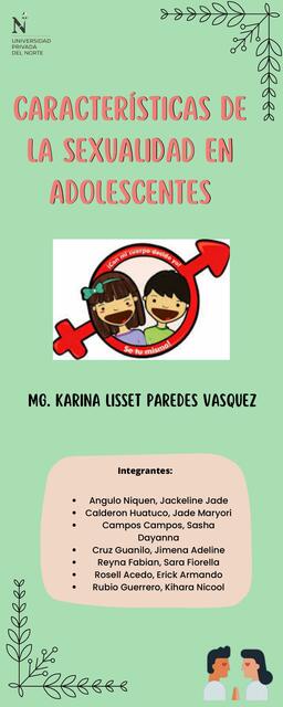 Características de la Sexualidad en Adolescentes 