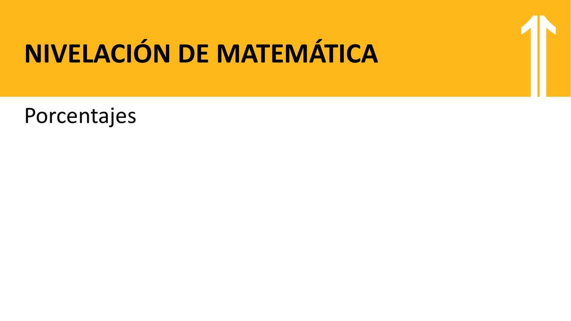 Nivelación de matemática