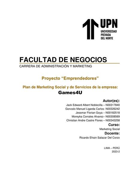 Proyecto emprendedores 