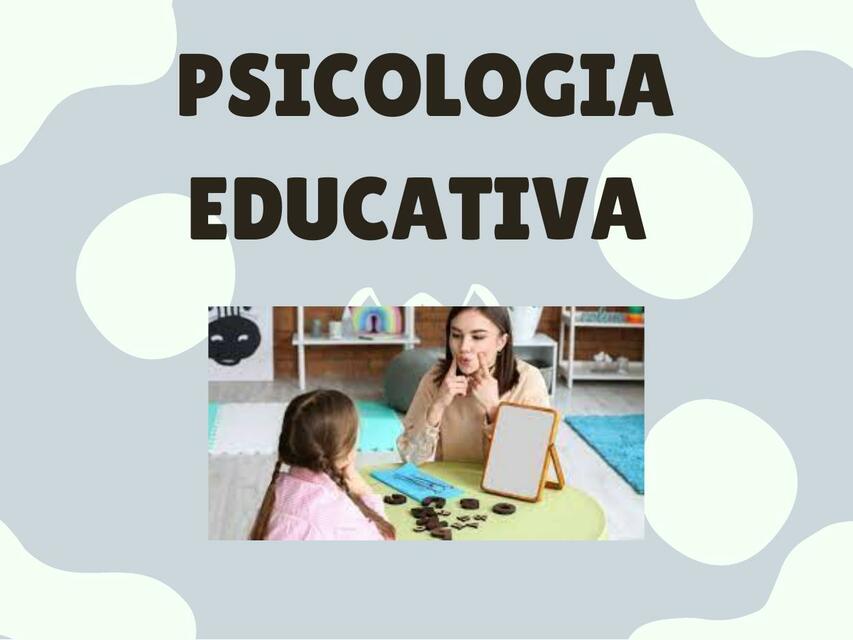 Psicología Educativa 