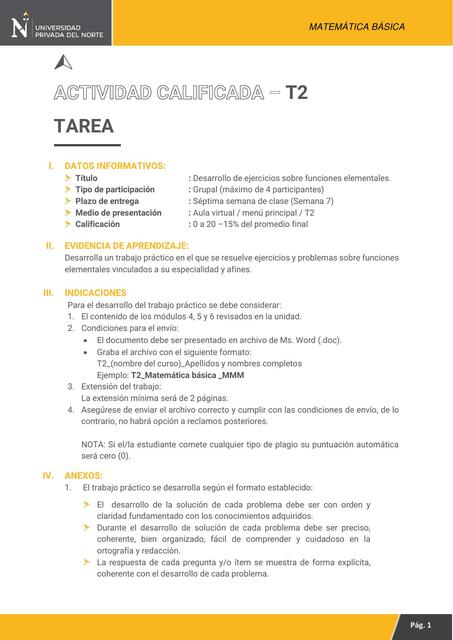 Tarea- Matemática Básica 