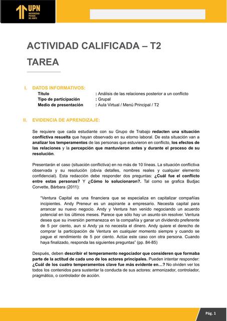 Análisis de las relaciones posterior a un conflicto 