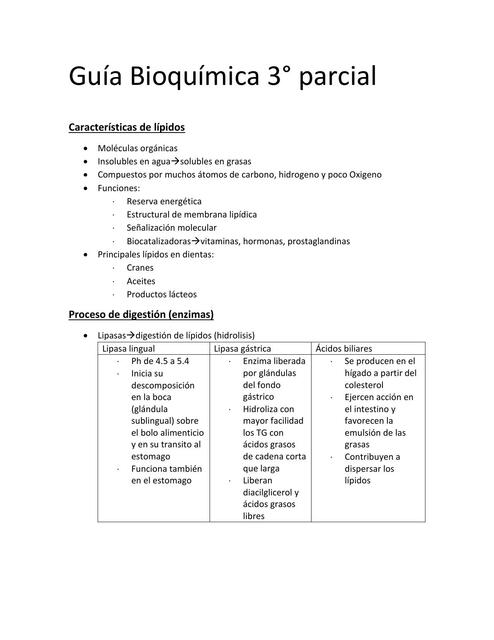 Guía Bioquímica 3