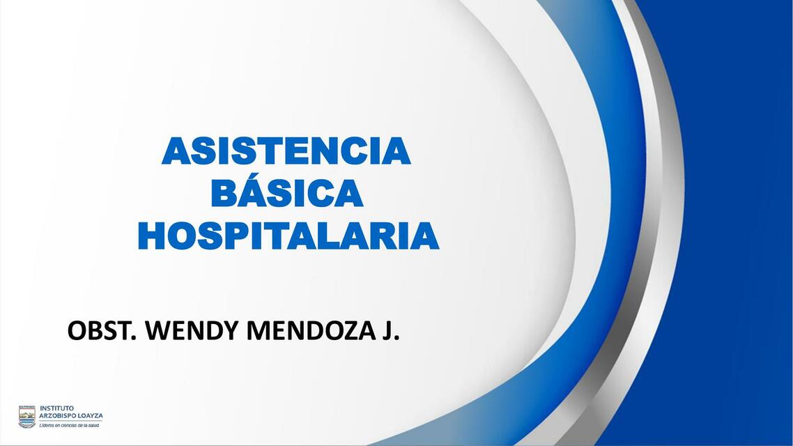 Asistencia básica hospitalaria 