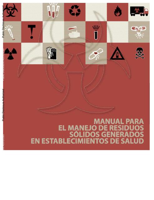 Manual para el Manejo de Residuos Sólidos Generados en Establecimientos de Salud 