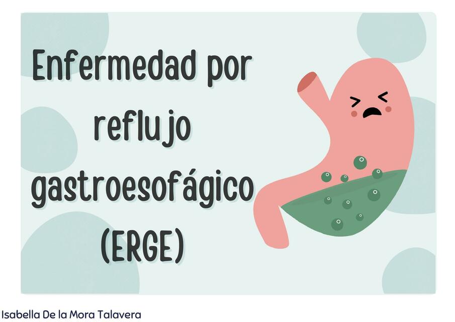 Enfermedad por reflujo gastroesofágico