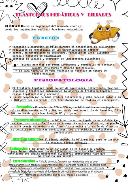 Trastornos Hepáticos y Biliares 