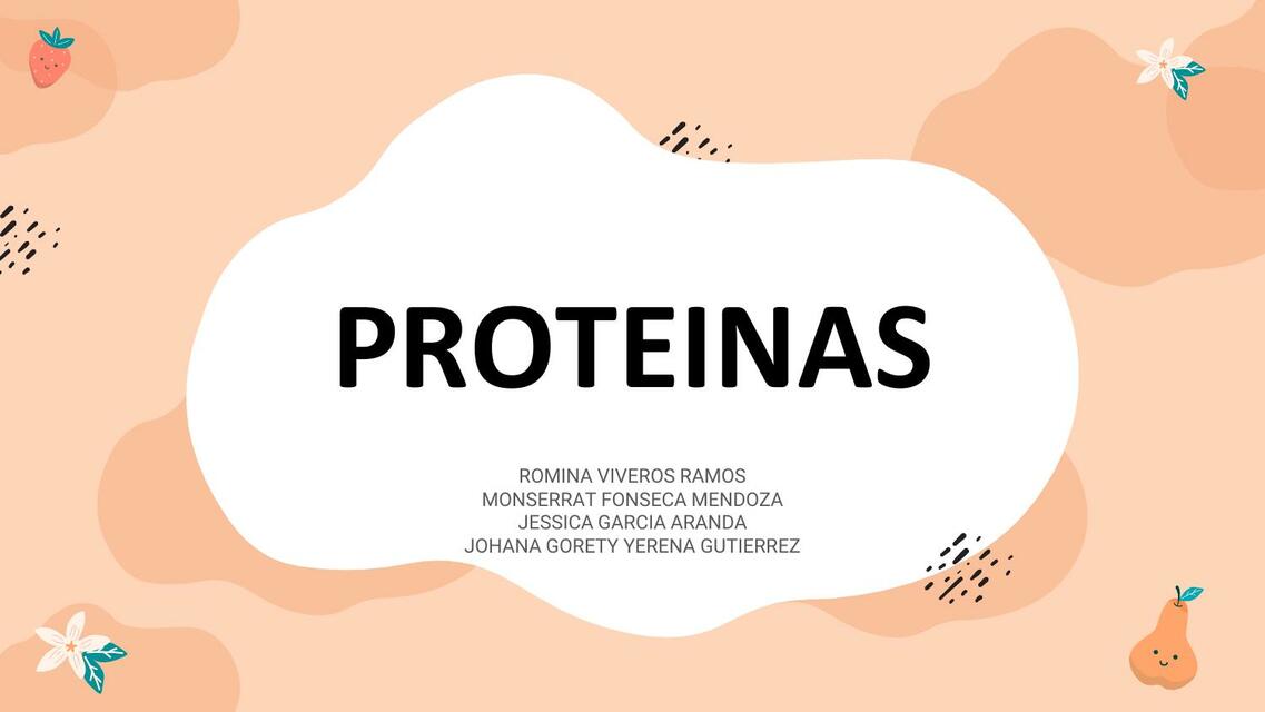 Proteínas, Nutrimentos y Energía 