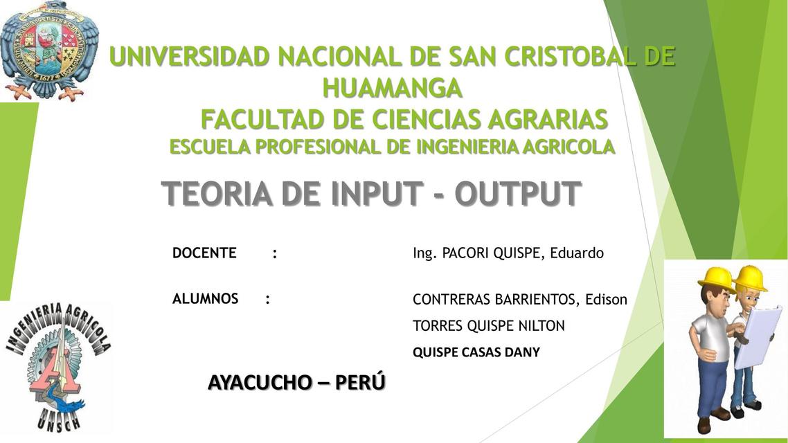 10 teoria de input output roman chavez udocz