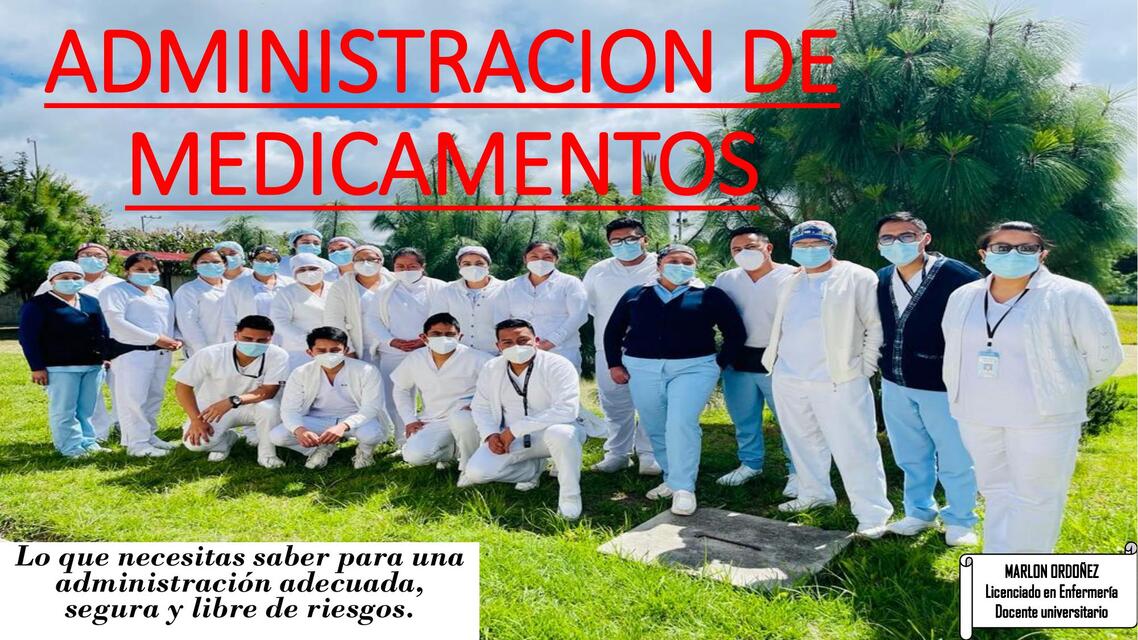 Administración de medicamentos 