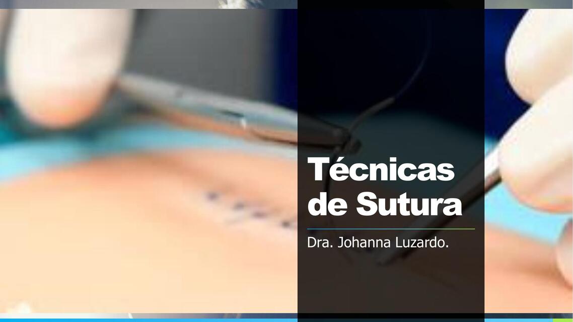 Técnicas de Sutura 