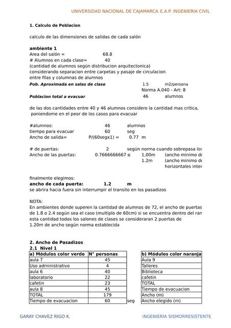 ARCHIVO 1Evacuacion y predimensionamiento