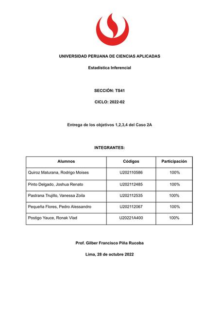 Estadística Inferencial 