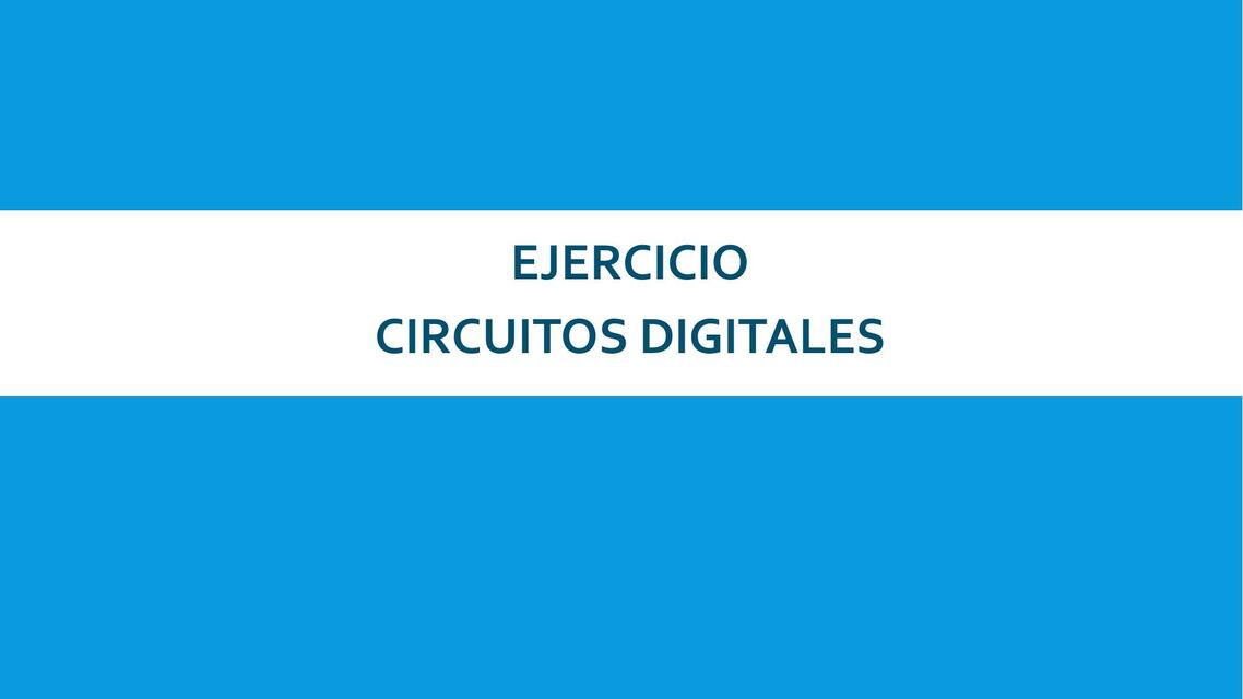 Circuitos Digitales 