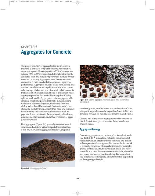 Aggregates for Concrete 