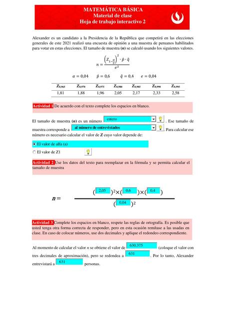 Matemática avanzada 