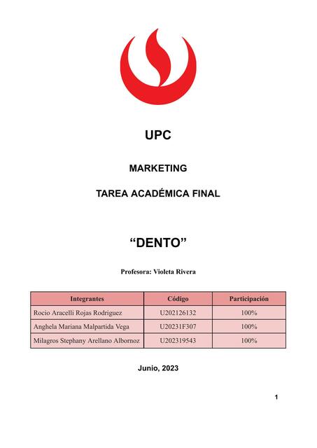 Trabajo final Marketing