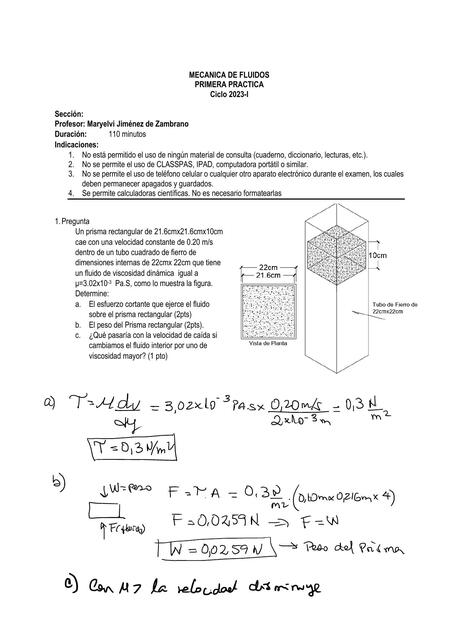 Mecánica de fluidos 