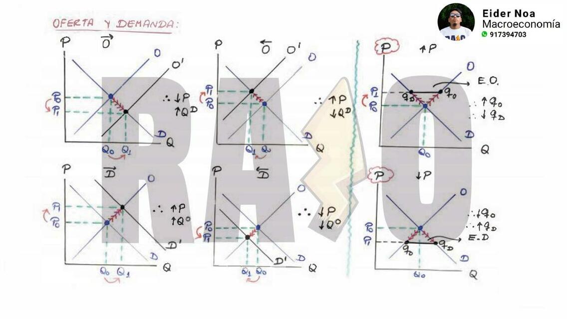 Oferta y Demanda Graficas