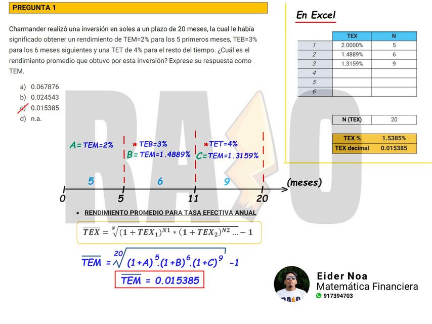 Matemática financiera 