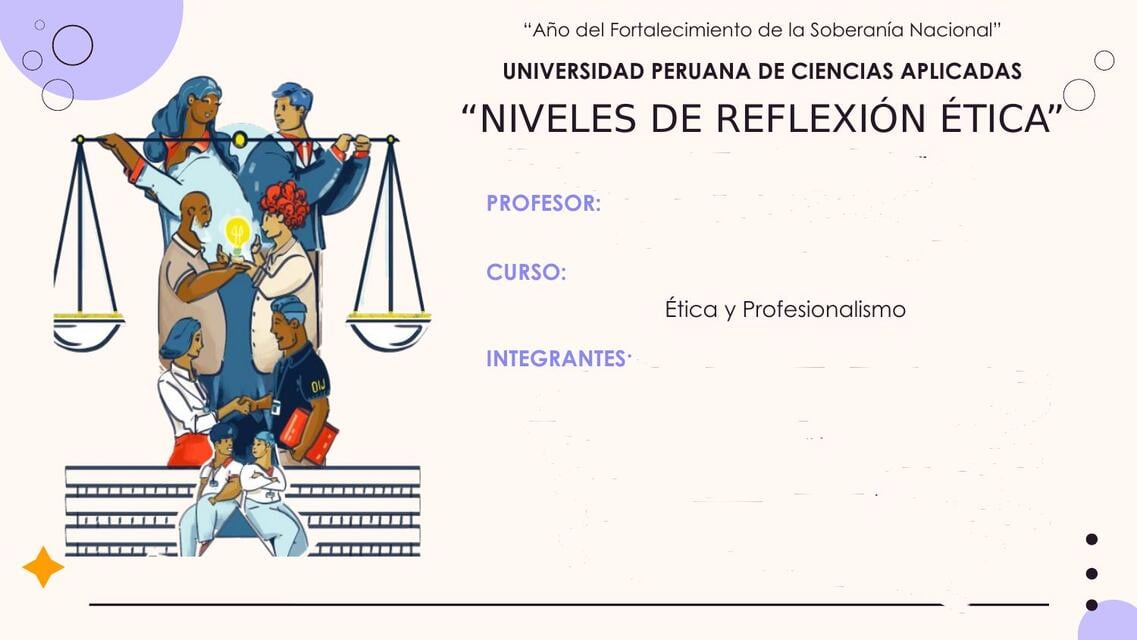 Niveles de Reflexión Ética | Claudia | uDocz