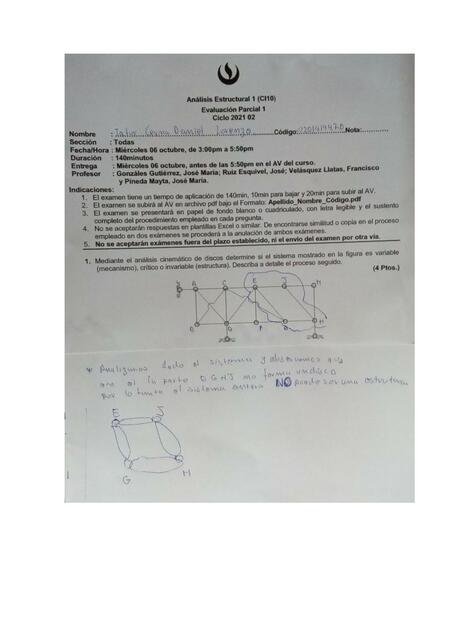 Análisis Estructural I 