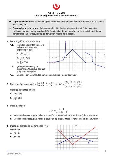 Lista de preguntas para la sustentación EU1