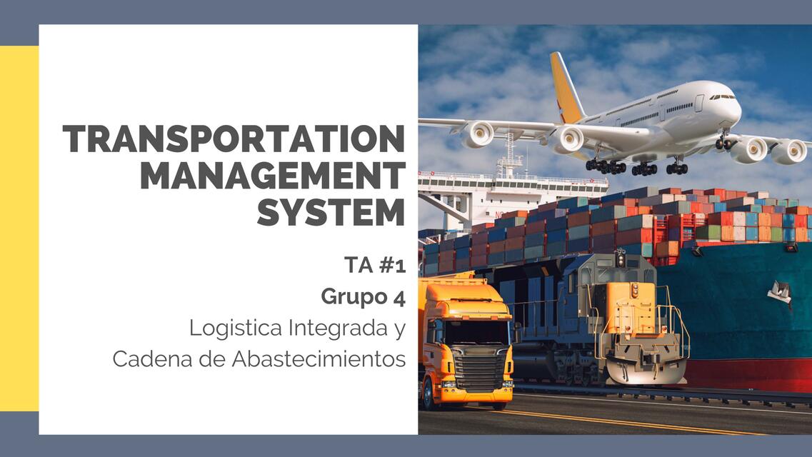 Transportation management system 