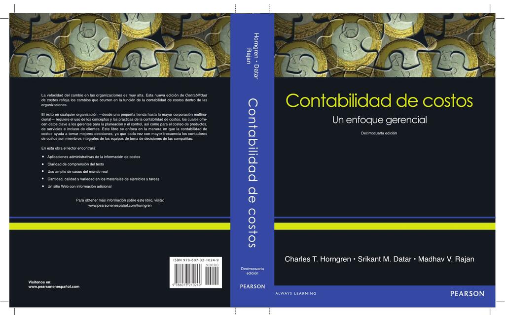 Horngren Contabilidad de Costos 