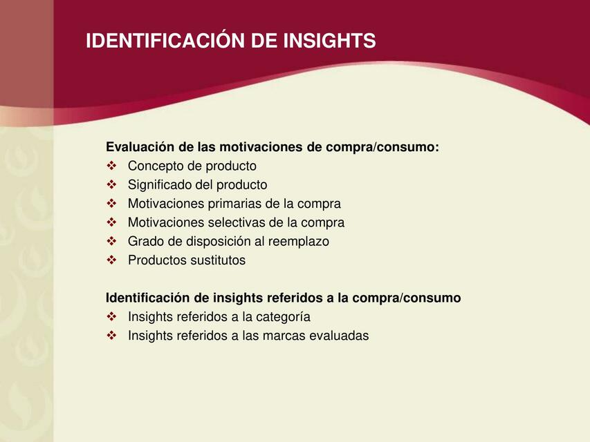 Identificación de Insigths 