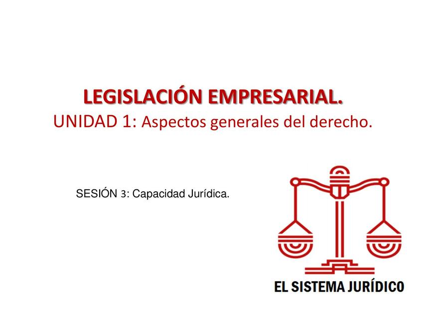 Legislación Empresarial 