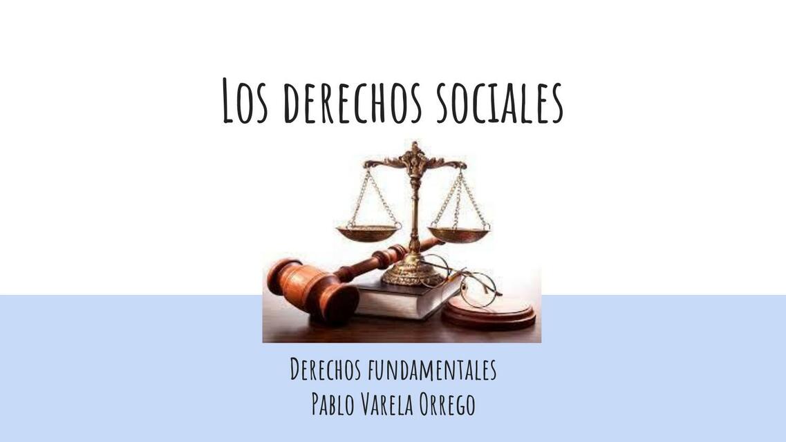 Los Derechos Sociales 