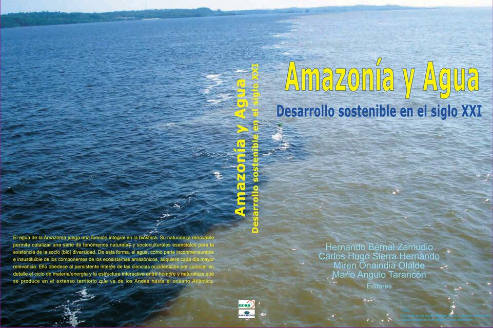 Amazonía y Agua. Desarrollo Sostenible en el Siglo XXI 