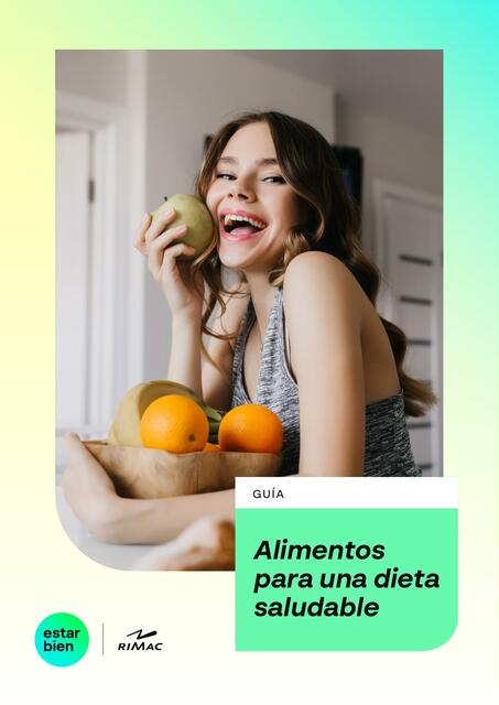 Alimentos para una dieta saludable