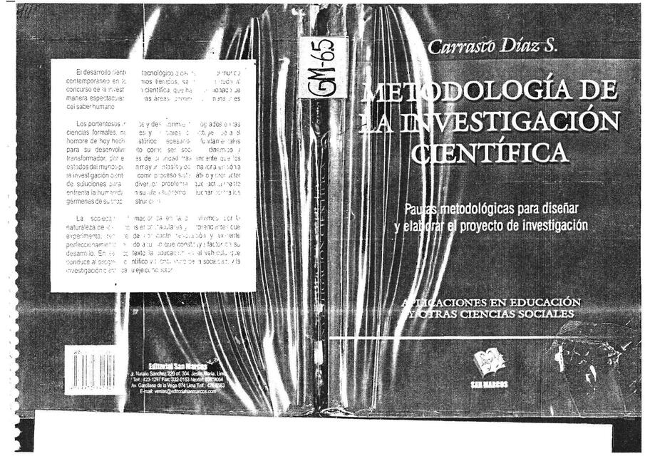 Metodología de La Investigación Científica   