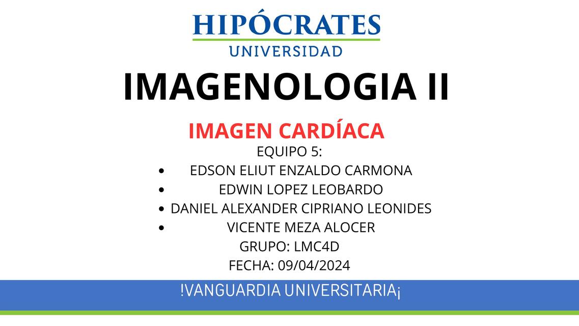 Imagen Cardiaca