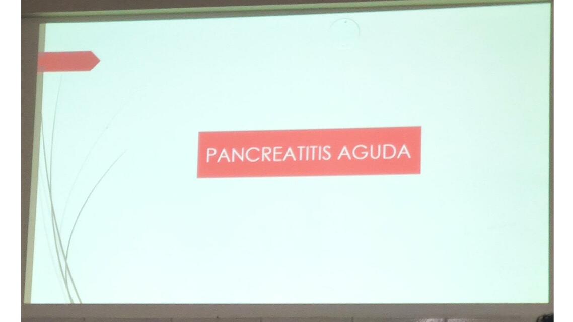 Pancreatitis Aguda 