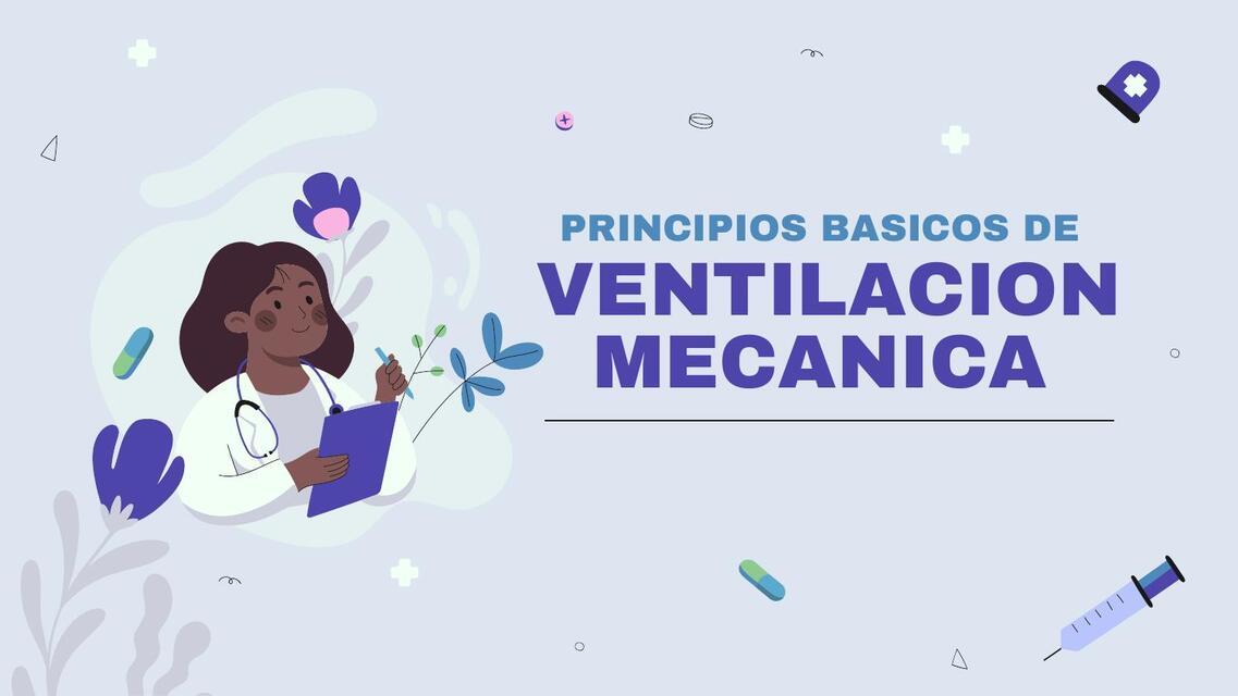 Ventilación mecánica 