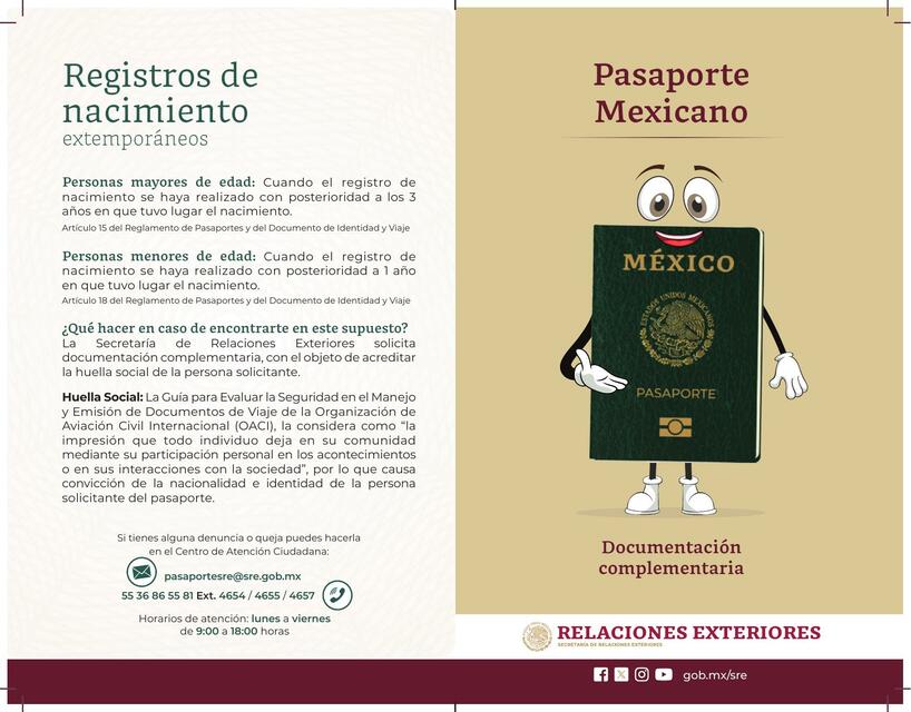 Pasaporte mexicano 