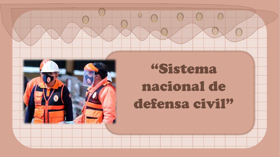 Sistema nacional de defensa civil 