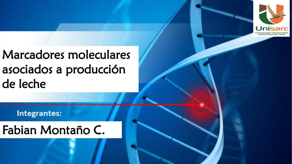 Marcadores Moleculares Asociados a Producción de Leche 