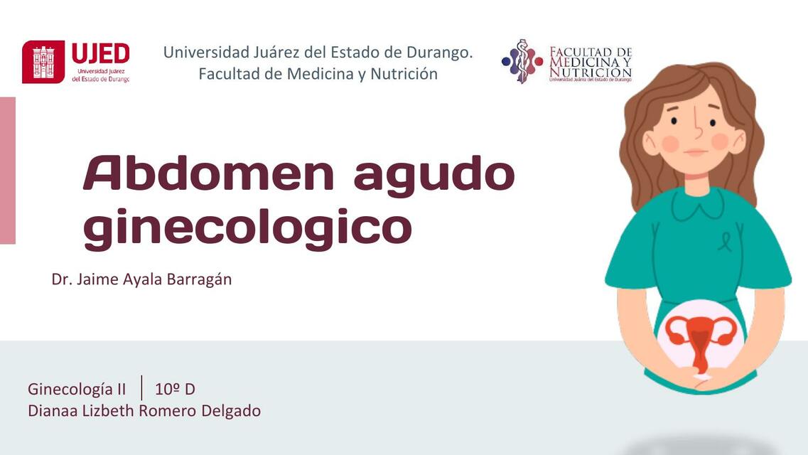 Abdomen agudo ginecológico