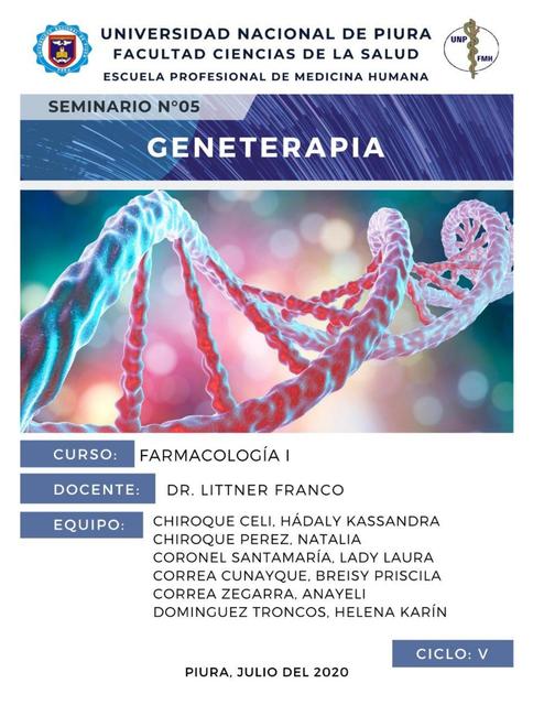 SEMINARIO DE GENETERAPIA