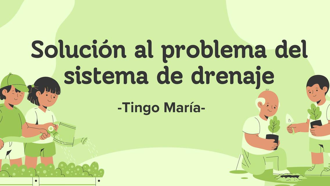 Solución al problema del sistema de drenaje Irene uDocz