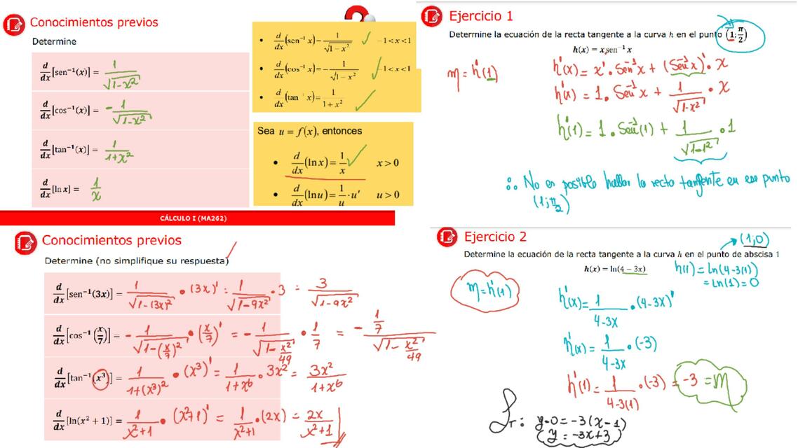 Ejercicios de Matemáticas 