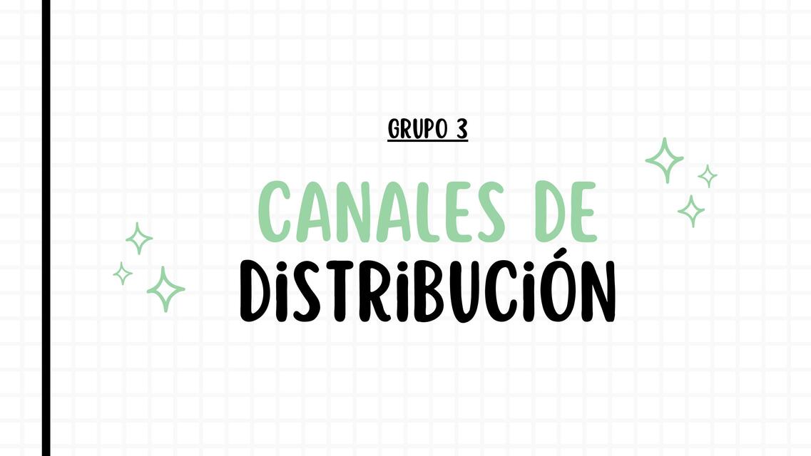 Canales de Distribución 