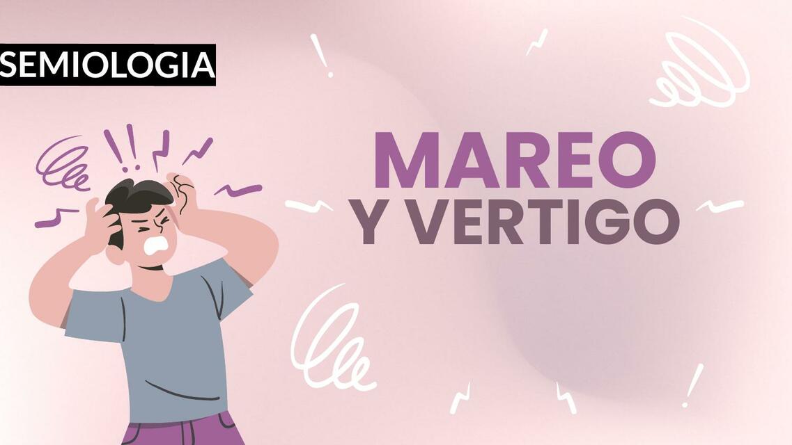 Semiología: Mareo y vértigo