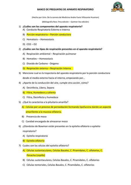 quiz aparato respiratorio