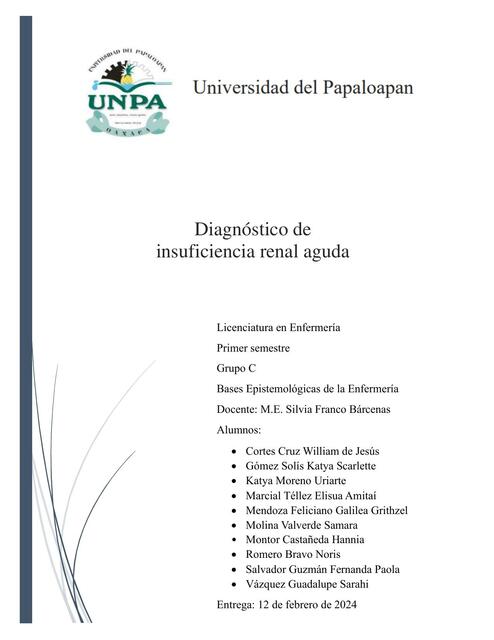 Insuficiencia Renal Aguda