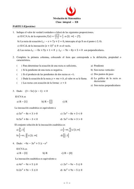 Clase Integral EB 